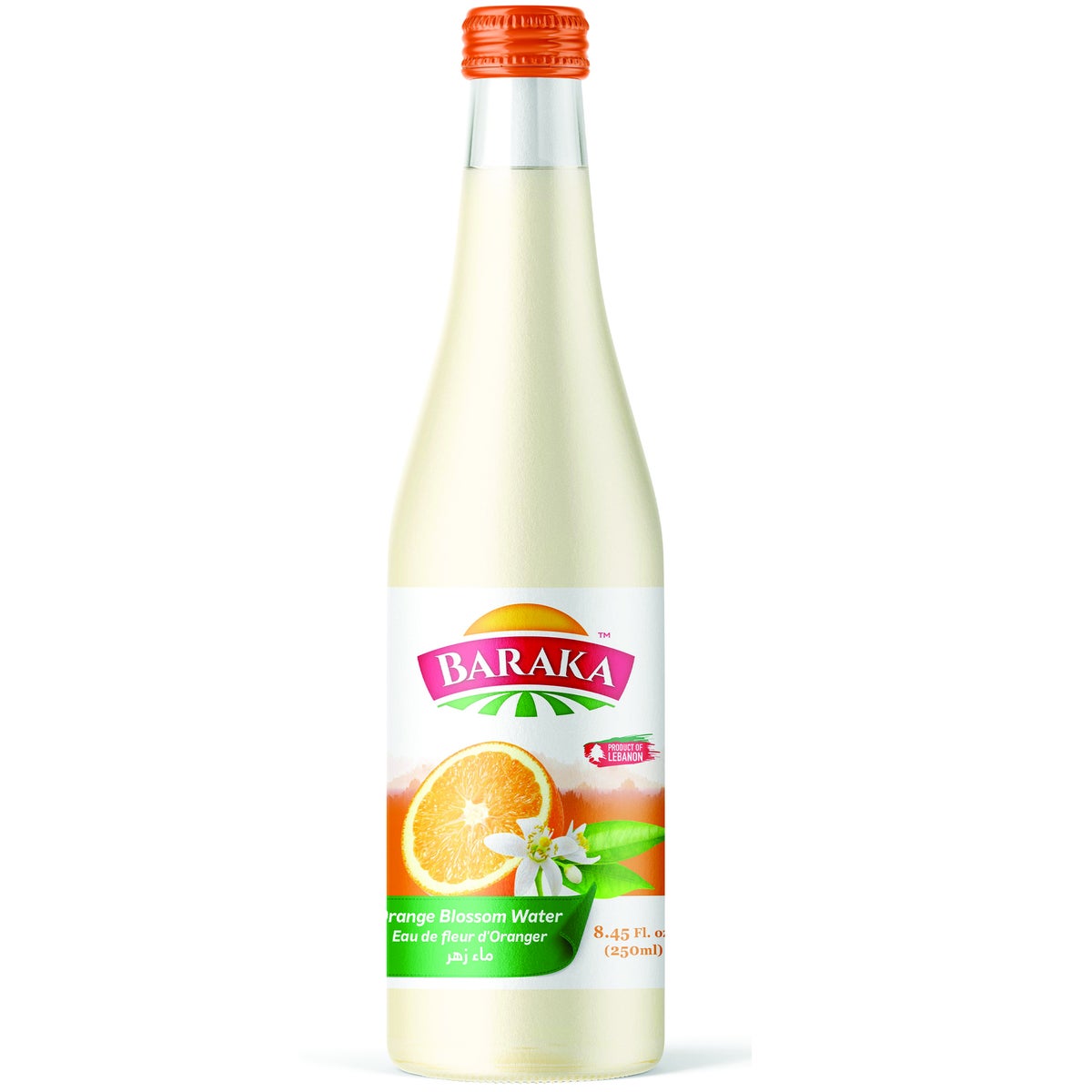 Orange Blossom Water "Baraka" 8.45 Fl oz * 24